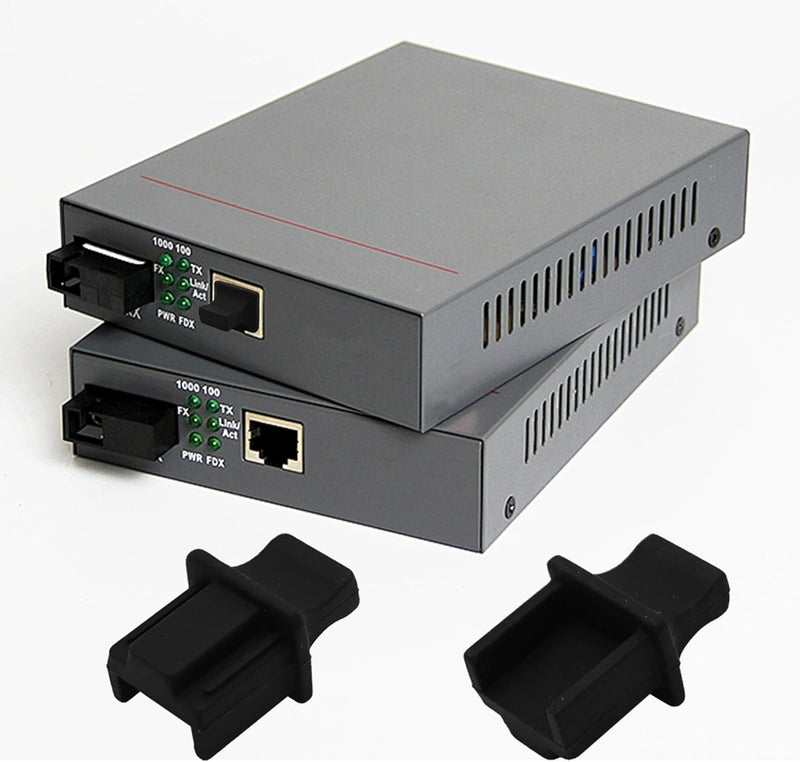 bociloy 30 قطعة غطاء غبار RJ45، واقيات منفذ إيثرنت سيليكون لحماية فتحات الشبكة، أغطية حماية جاك LAN للمعدات النحاسية والألياف، أسود - Image 5